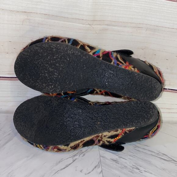 OTBT Salem Colored Yard Mary Jane Hidden Wedge Clogs Size 7.5 - Picture 9 of 11